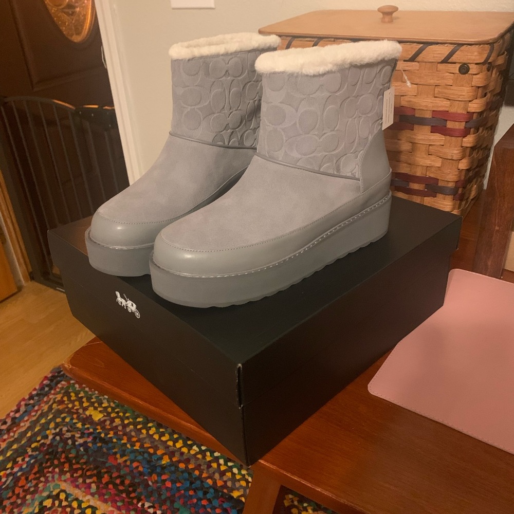 Coach Indi Suede Bootie New in Box